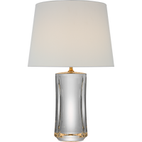 Figlia 27" Cordless V-Cut Round Table Lamp