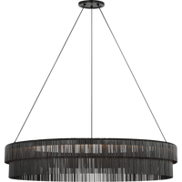 Differo 34" Layered Ring Chandelier