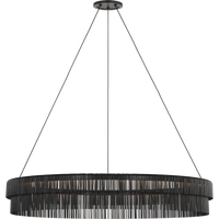 Differo 40" Layered Ring Chandelier