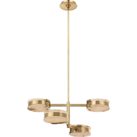 Melange 25" Multi-Positional Semi-Flush Chandelier