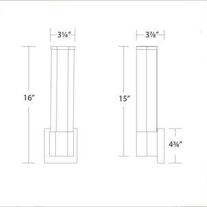 Remi 16" LED Wall Sconce