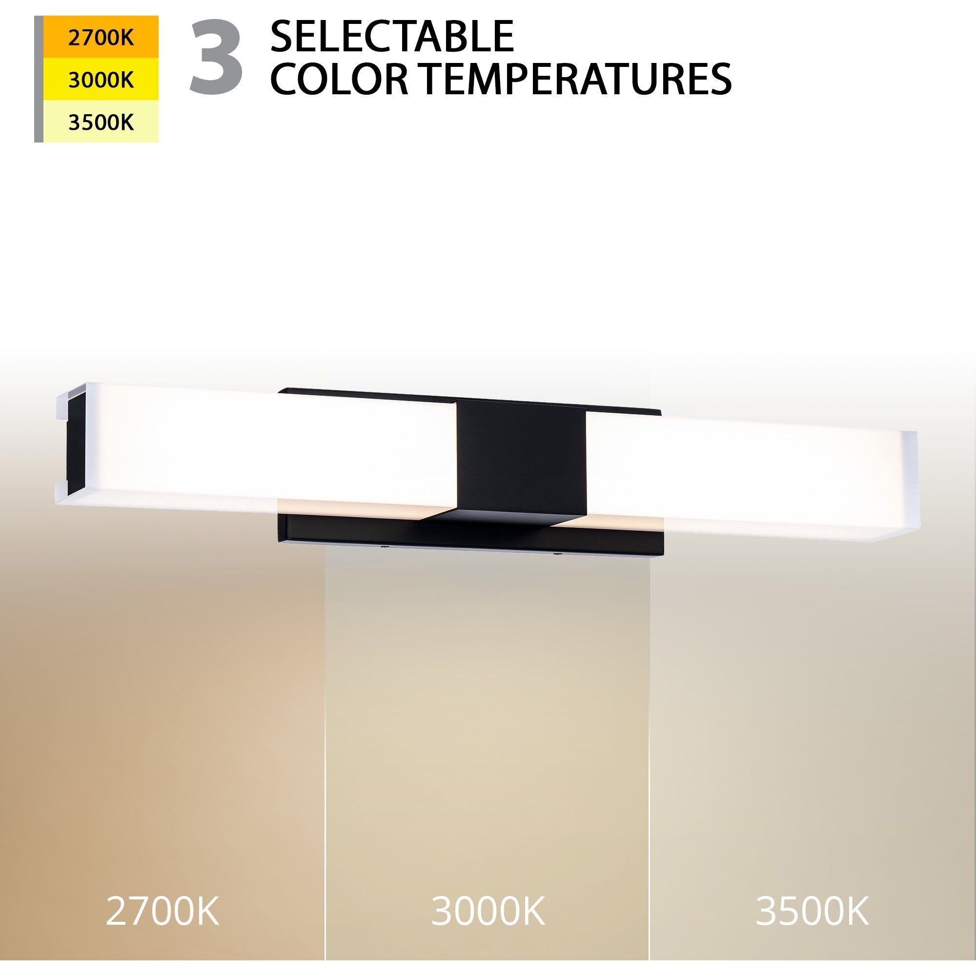 Studio LED 26" Bathroom Vanity & Wall Light