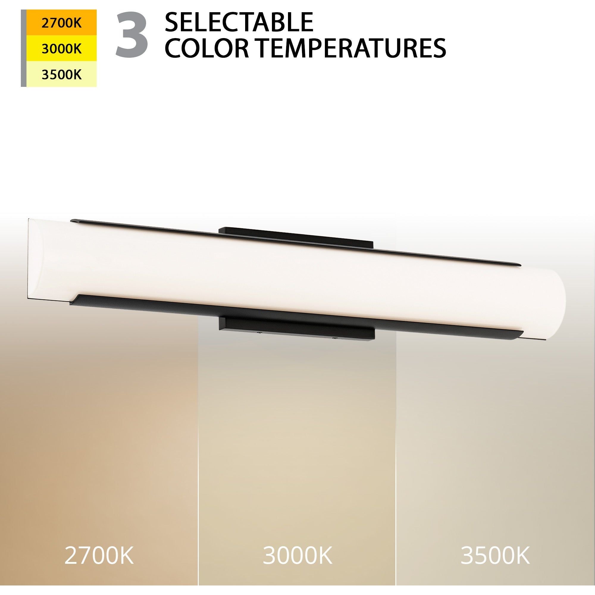 Demi LED 27" Bathroom Vanity & Wall Light