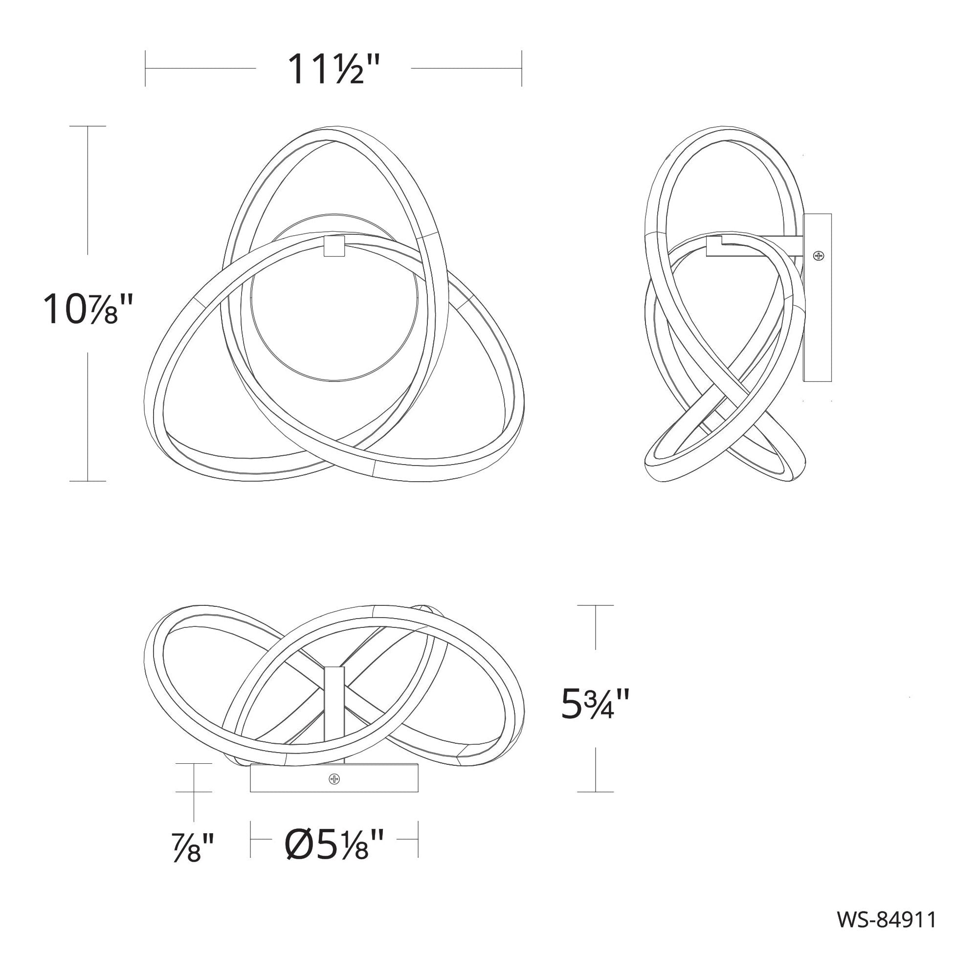 Vornado 11" LED Wall Sconce