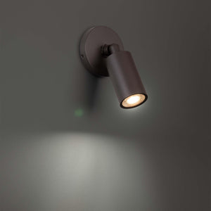Cylinder LED Single Adjustable Indoor/Outdoor Wall Light