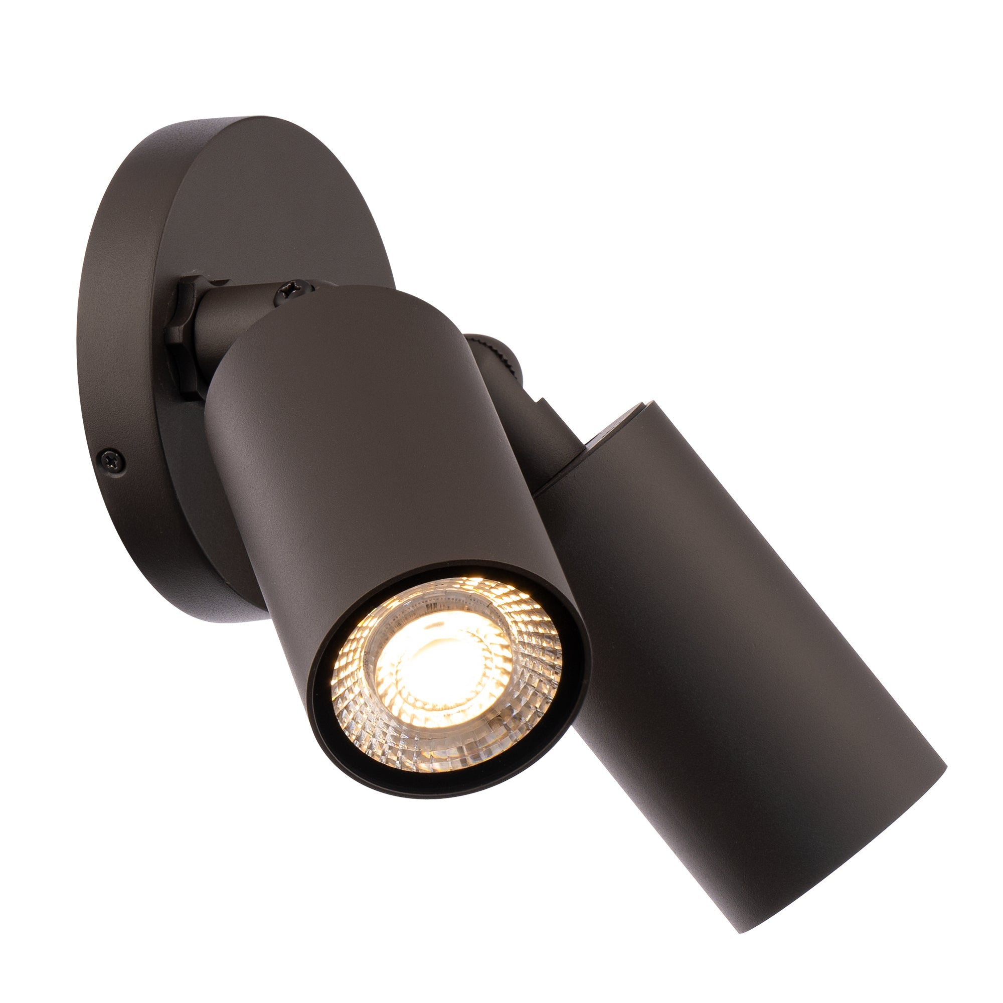 Cylinder LED Double Adjustable Indoor/Outdoor Wall Light