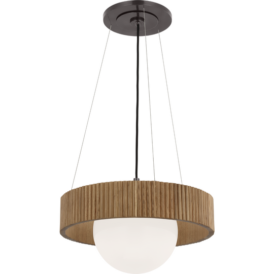 Arena 18" Ring and Globe Chandelier