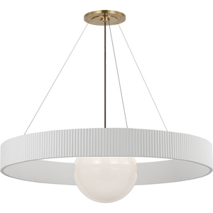 Arena 42" Ring and Globe Chandelier
