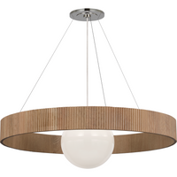 Arena 42" Ring and Globe Chandelier
