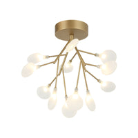 Hydrangea Bloom 12-Light Ceiling Mount