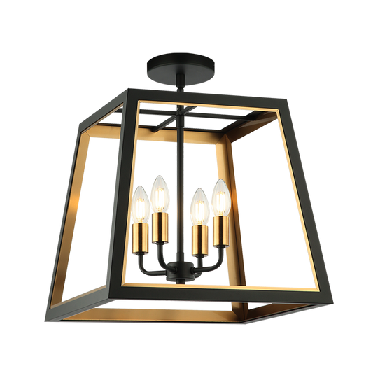 Rosalie 4-Light Ceiling 16" x 16.1" x 16"
