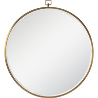 Azam 34" Tall Round Wall Mirror