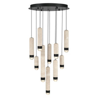 Cambre 10-Light 22" LED Multi Drop Chandelier