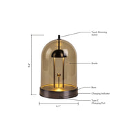 Amber 1-Light Table Lamp
