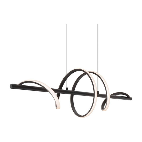 Spin 40" Horizontal Swirl Pendant 5CCT