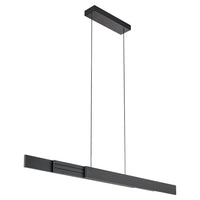 Falsetto 40-73" 3-Light 3CCT LED Expandable Linear Chandelier