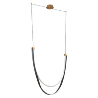 Ayers 43" 1-Light 5CCT LED Linear Chandelier