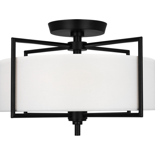 Perno 2-Light Medium Semi Flush Mount