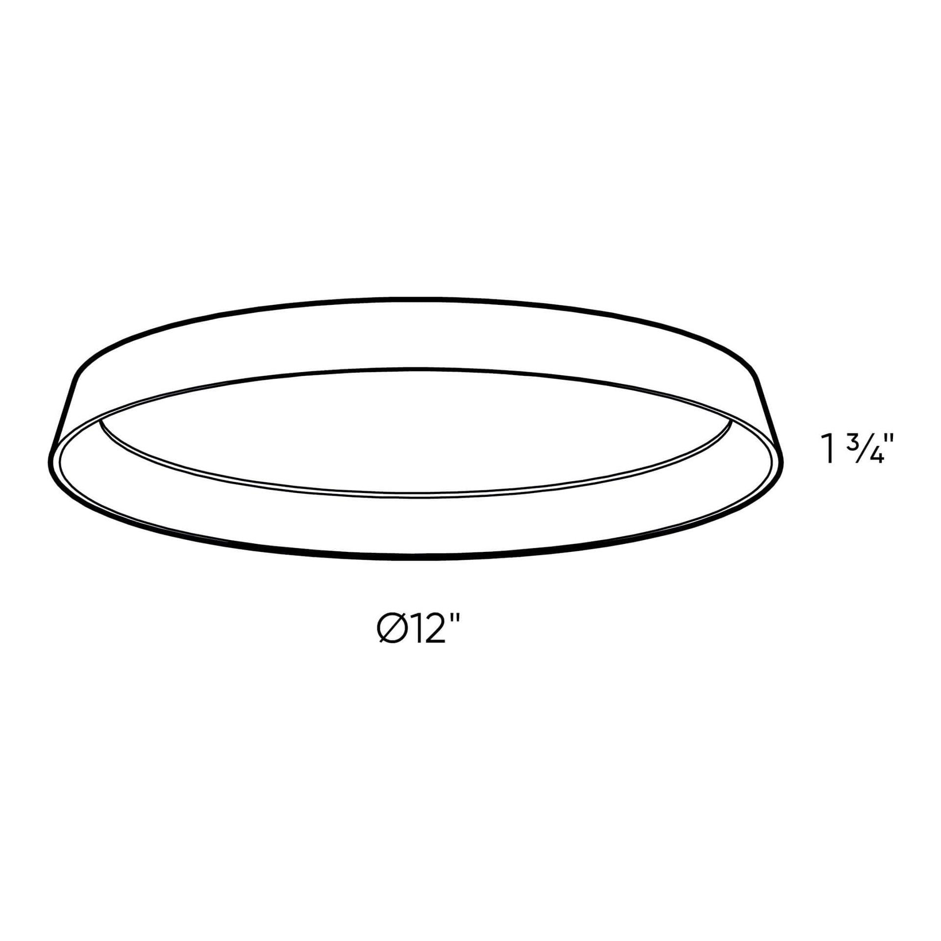 Aurora 12" Dual-Light LED Flush Mount 5CCT