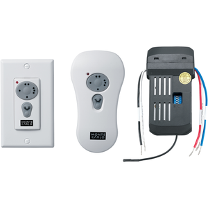 3-Speed with Dimmer Wall / Hand-Held Battery Operated Remote Control Kit