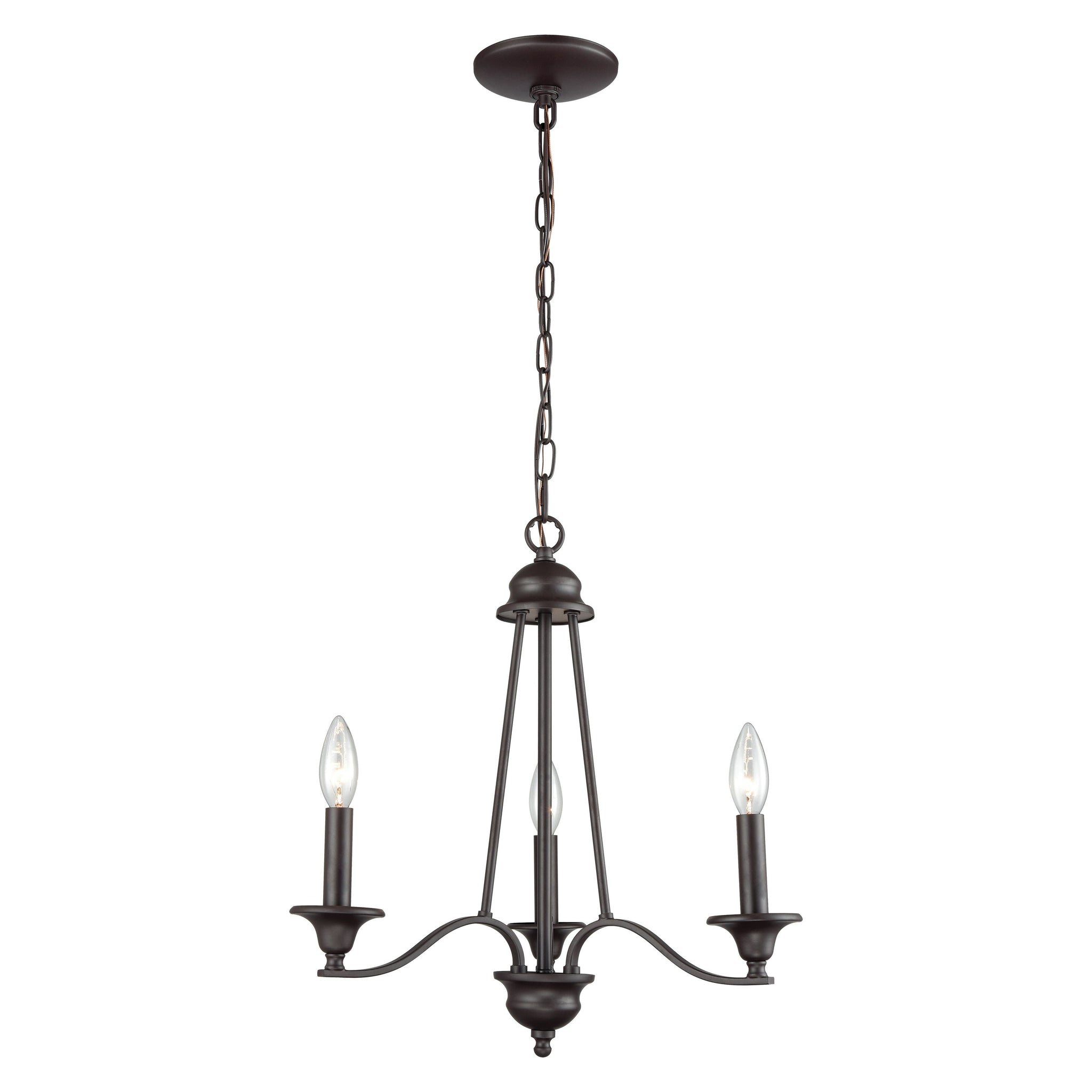 Farmington 18" Wide 3-Light Chandelier