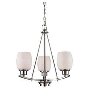 Casual Mission 17" Wide 3-Light Chandelier