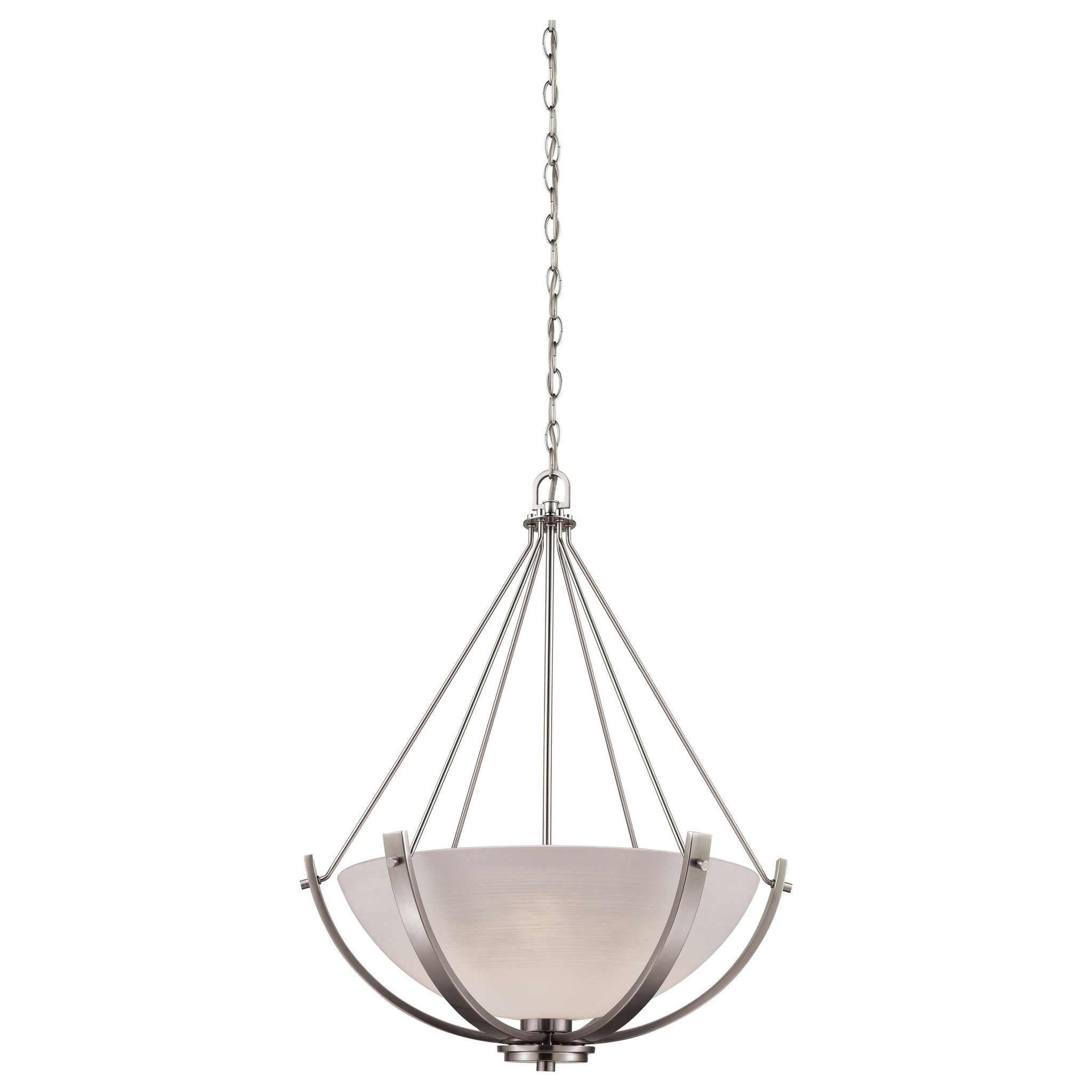 Casual Mission 21" Wide 3-Light Chandelier