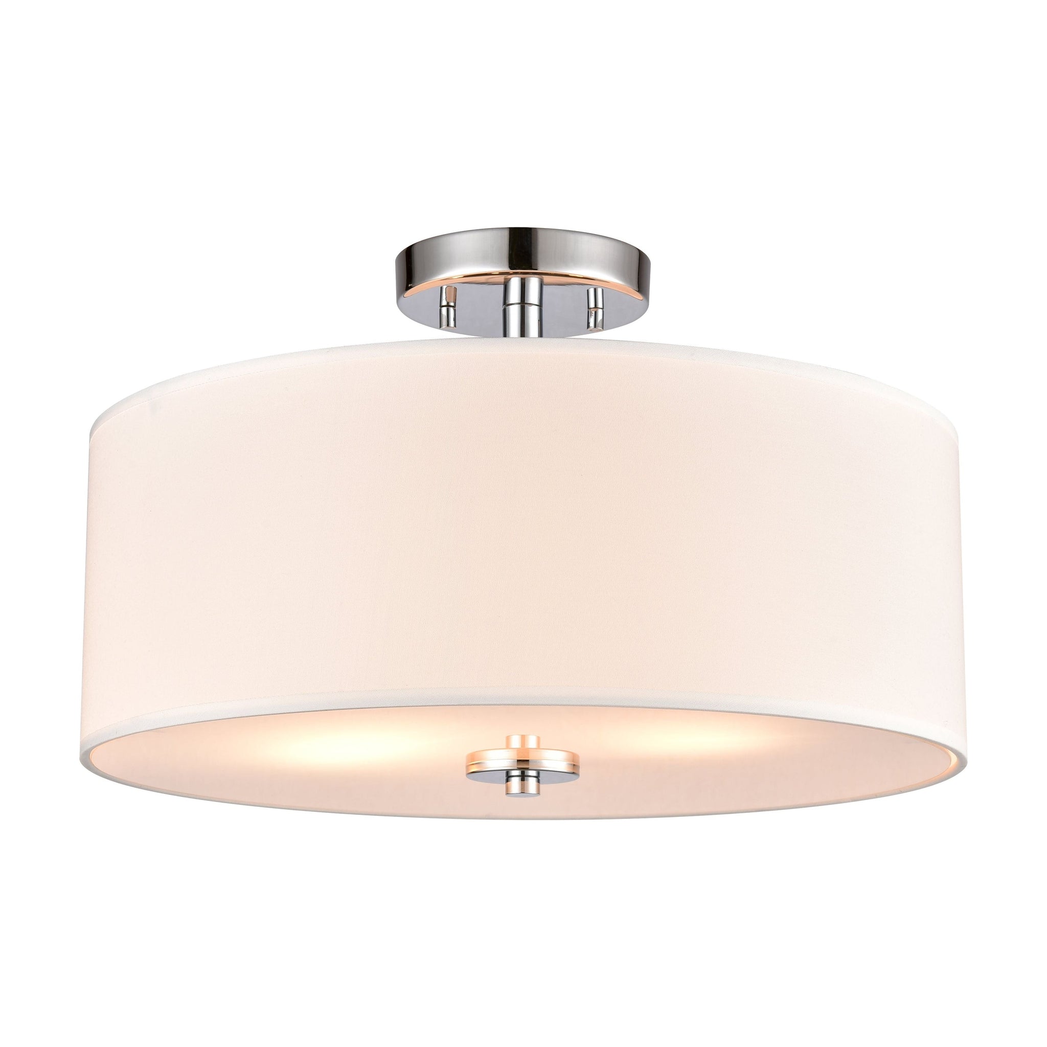 Oakland 16" Wide 2-Light Semi Flush Mount