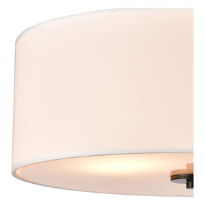 Oakland 16" Wide 2-Light Semi Flush Mount