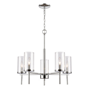 Oakland 25" Wide 5-Light Chandelier