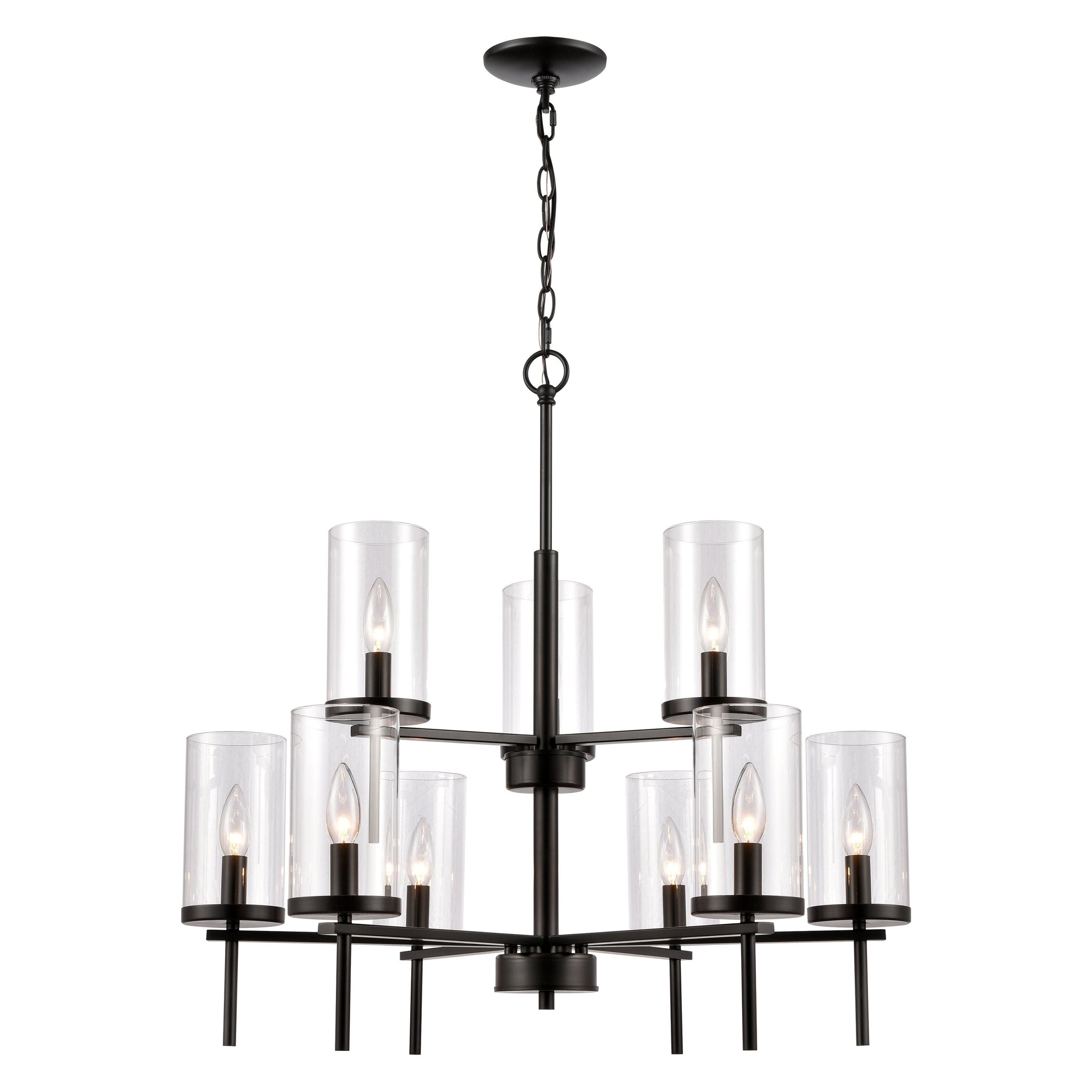 Oakland 28.5" Wide 9-Light Chandelier