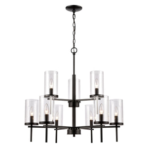 Oakland 28.5" Wide 9-Light Chandelier