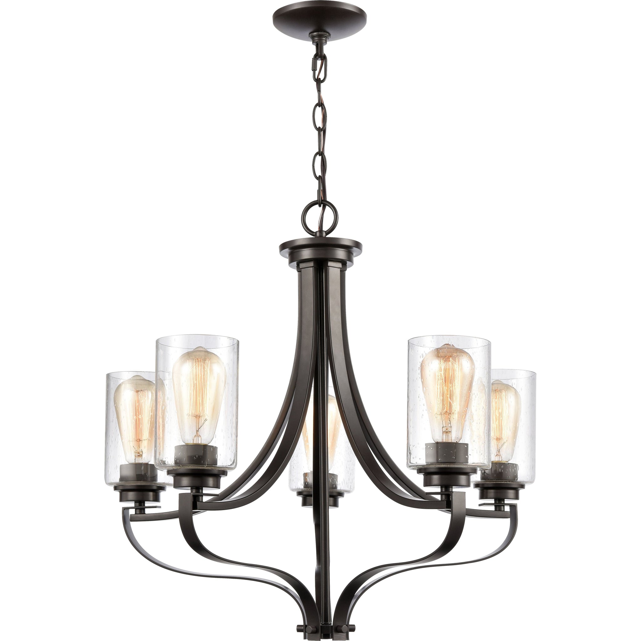 Market Square 24" Wide 5-Light Chandelier