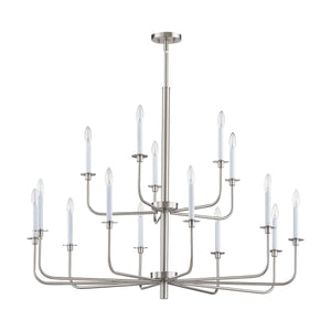 Lexington Green 46" Wide 15-Light Chandelier