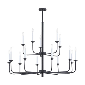 Lexington Green 46" Wide 15-Light Chandelier