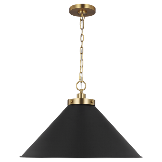 Wellfleet Wide Cone Pendant