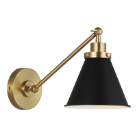 Wellfleet Single Arm Cone Task Sconce