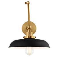 Wellfleet 2-Arm Wide Task Sconce