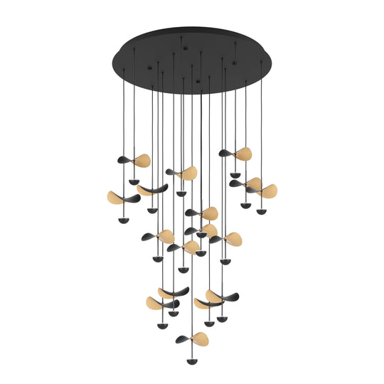 Dracera 32" 17-Light LED Pendant
