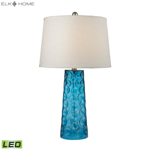 Hammered Glass 27" High 1-Light Table Lamp