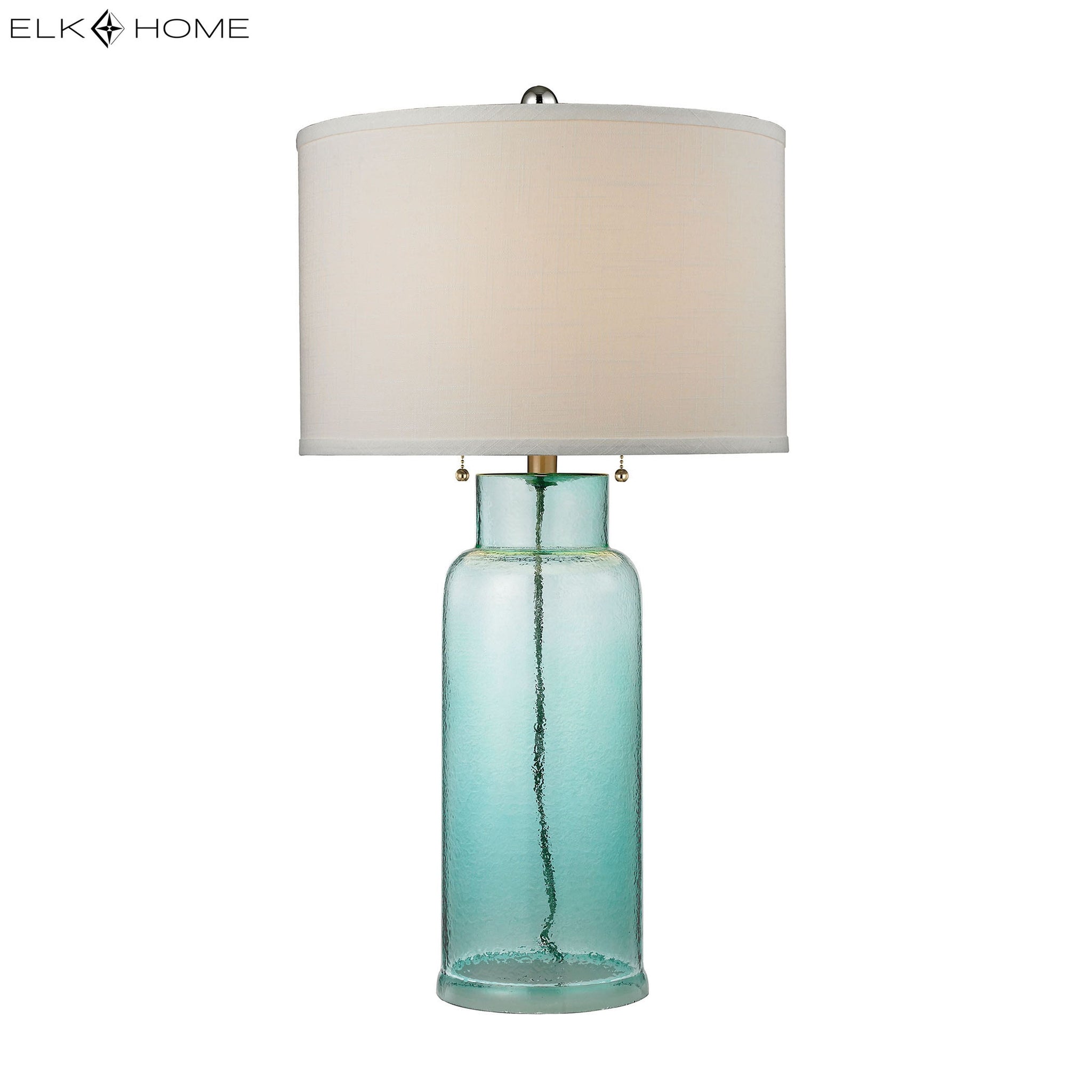 Glass Bottle 30" High 1-Light Table Lamp