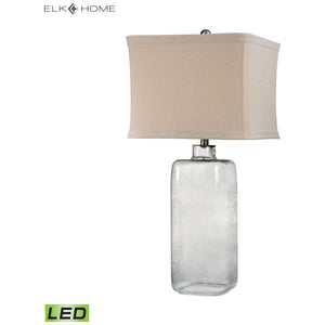 Hammered Glass 31" High 1-Light Table Lamp