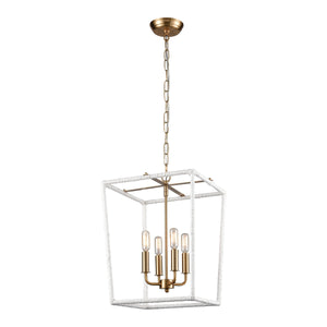 Kingdom 14" Wide 4-Light Pendant