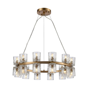 Double Vision 25" Wide 24-Light Chandelier