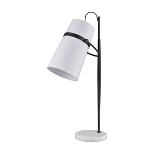 Banded Shade 28" High 1-Light Desk Lamp