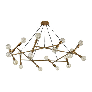 Guesting 54" Wide 20-Light Chandelier