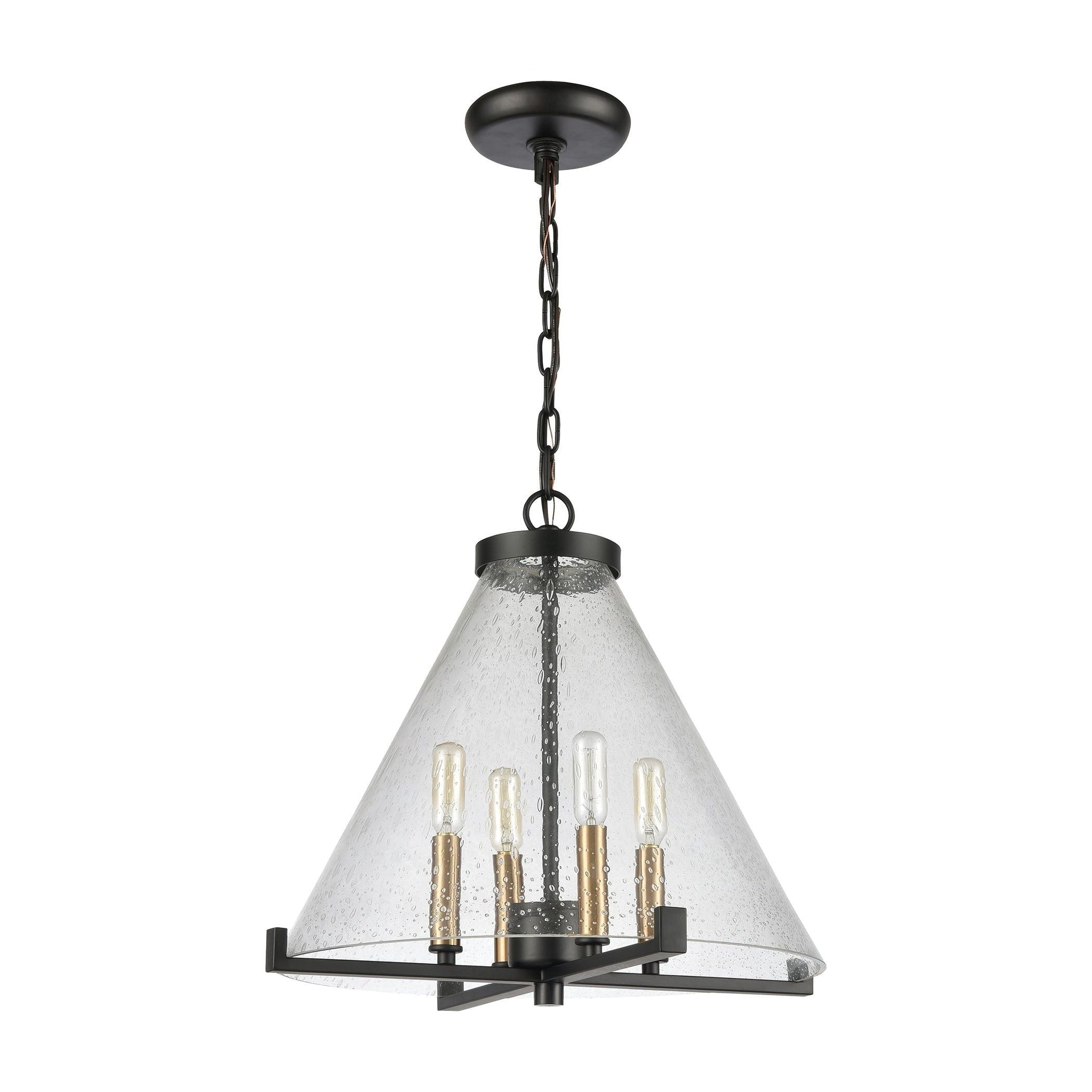 The Holding 17" Wide 4-Light Pendant