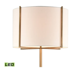 Trussed 63" High 1-Light Floor Lamp