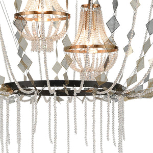 Selene 38" Wide 5-Light Chandelier