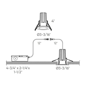 RGR Round Regressed Recessed Light (High Power)